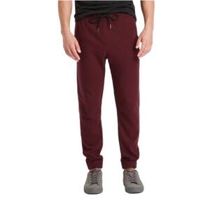 Men's Burgundy Berry Sweatpants Jogger Pants XS